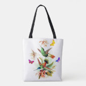 kolibries en vlinders tote bag (Achterkant)