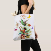  kolibries en vlinders tote bag (Dichtbij)