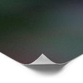 Kolibries Fuchsia Bloemen Iridescente Dans Poster (Hoek)