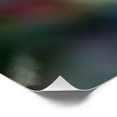 Kolibries Fuchsia Bloemen Iriserende Dans Perfect Poster (Hoek)