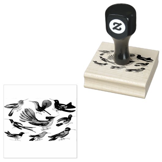 Kolibries Gemengde Scrapbooking Rubber Stamp Rubberstempel (Gestempeld)