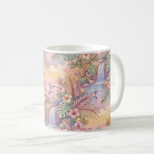 Kolibries Hibiscus Waterval Opgewekt  Koffiemok