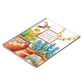 Kolibries in de tuin | Potbloemen Planten Notitieboek (Linkerzijde)