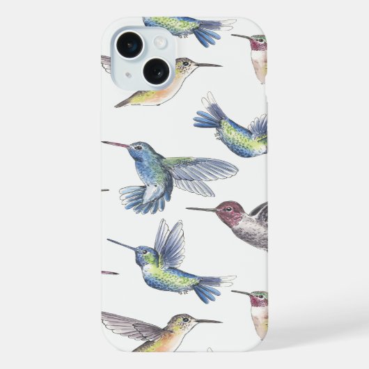 Kolibries iPhone Hoesje (Achterkant)