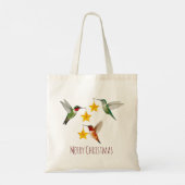 Kolibries Kerstmis Tote Bag (Achterkant)
