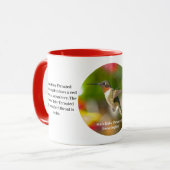 Kolibries koffiekop mok (Voorkant links)