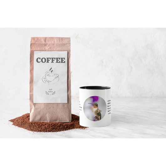 Kolibries koffiekop mok