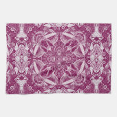 Kolibries Mandala | Achtergrondkleur kiezen Theedoek (Horizontaal)