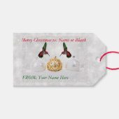 Kolibries & Ornamenten Cadeaulabel (Voorkant (Horizontaal))