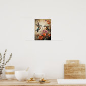 Kolibries Schilderen Kunst Print Poster (Keuken)