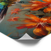 Kolibries Schilderen Kunst Print Poster (Hoek)