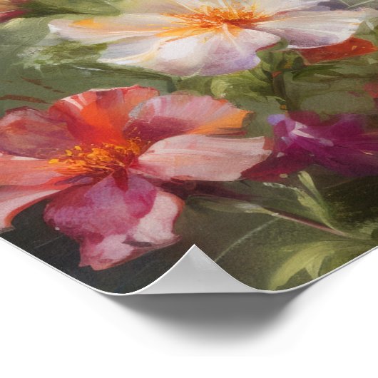 Kolibries Schilderen Kunst Print Poster (Hoek)