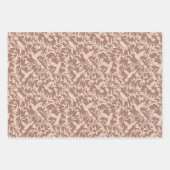 Kolibries, strepen, bloemen inpakpapier vel (Voorkant 3)