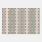 Kolibries, strepen, bloemen inpakpapier vel (Voorkant 2)