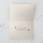 Kolibries Thanksgiving Kaart (Binnen)