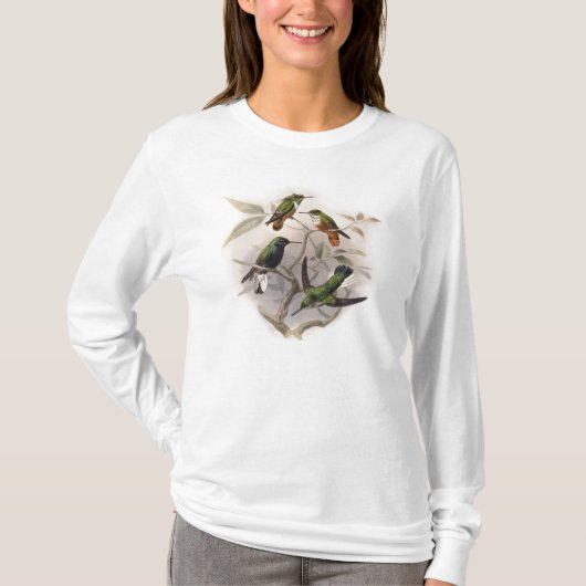 Kolibries tijdens de vlucht t-shirt (Voorkant)