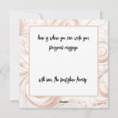 kolibries | Waterfontein | Bloemen Feestdagenkaart (Achterkant)