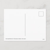 Kolibrievlinder in vlucht feestdagenkaart (Achterkant)