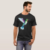 Kolibriliefhebbers Waterverf T-shirt (Voorkant volledig)