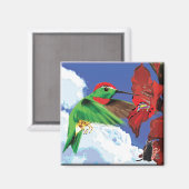 Kolibrimagneet Magneet (Voorkant / Achterkant)