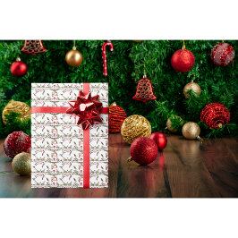 Kolibris Kerst Inpakpapier