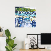 Kolios Blue Poster (Thuiskantoor)