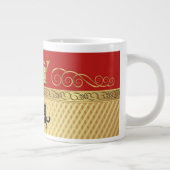 Kolja's Koninklijke Jumbo Mok. Grote Koffiekop (Rechts)