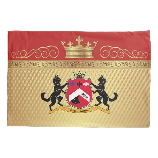 Kolja's koninklijke Kussenslopen. Kussensloop (Achterkant-Links)