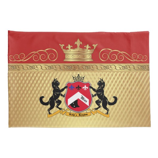 Kolja's koninklijke Kussenslopen. Kussensloop (Achterkant-Rechts)