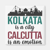 Kolkata is een stad waar Calcutta een emotie-benga Magneet (Voorkant)