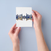 Kolkata Skyline Flyer (Hand)