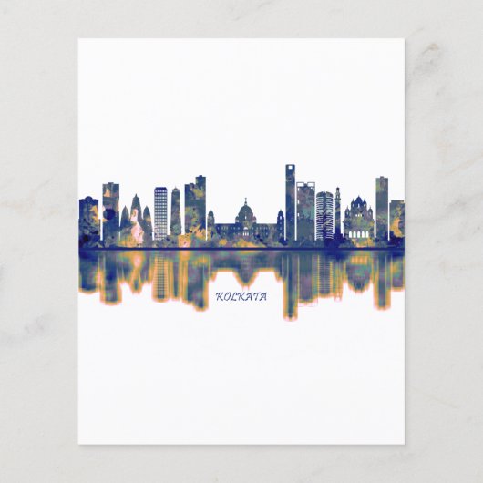 Kolkata Skyline Flyer (Achterkant)
