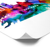 Kolkata Skyline Poster (Hoek)
