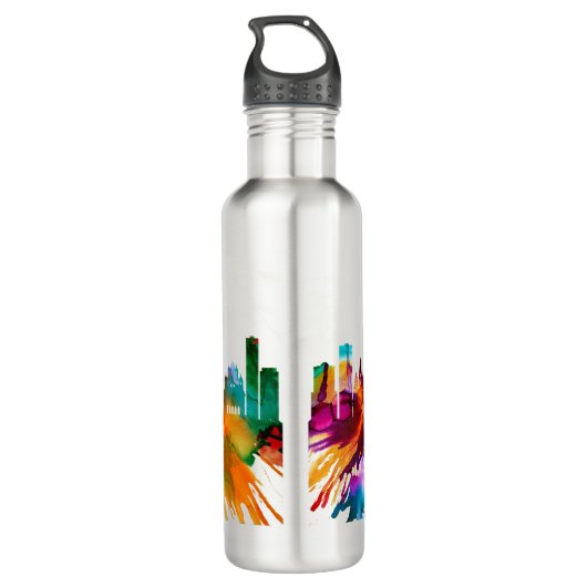 Kolkata Skyline Waterfles (Achterkant)