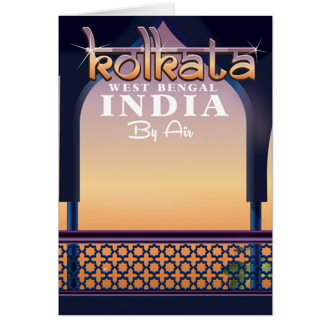 Kolkata - West-Bengaals poster voor de vakantie va (Voorkant)