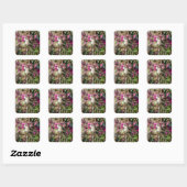 Kolkibrie Design #8401 Vierkante Sticker (Vel)