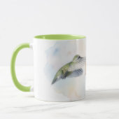 Kolkibrie Kunst en Bloem Natuur Mok Beker (Links)
