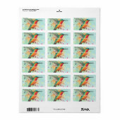 Kolkibriekunst Etiket (Full Sheet)