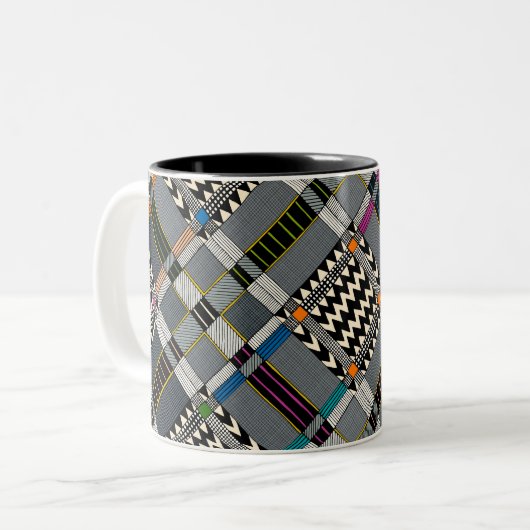 KOLLA check Two-Tone Coffee Mok (Voorkant links)