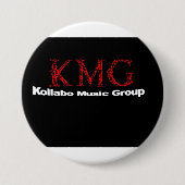 KOLLABO GROTE RONDE BUTTONNEN RONDE BUTTON 7,6 CM (Voorkant)