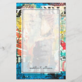 Kollage Head Briefpapier (Voorkant)