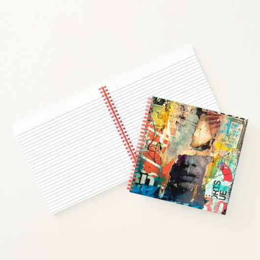 Kollage Head Notitieboek (Binnen)