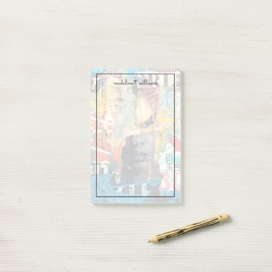 Kollage Head Post-it® Notes (Op bureau)