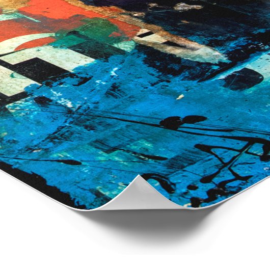 Kollage Head Poster (Hoek)