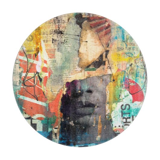 Kollage Head Snijplank (Voorkant)