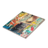 Kollage Head Tegeltje (Zijkant)