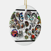 Kollage Tekeningen Keramisch Ornament (Rechts)