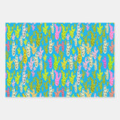 Kollage van pasta Cacti Inpakpapier Vel (Voorkant 3)