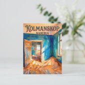 Kolmanskop Namibië Briefkaart (Staand voorkant)