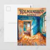 Kolmanskop Namibië Briefkaart (Voorkant / Achterkant)
